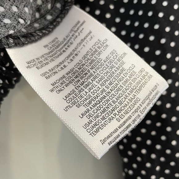 Bcbgeneration Polka Dot Off-the-shoulder Cropped Top In Black - Picture 8 of 9